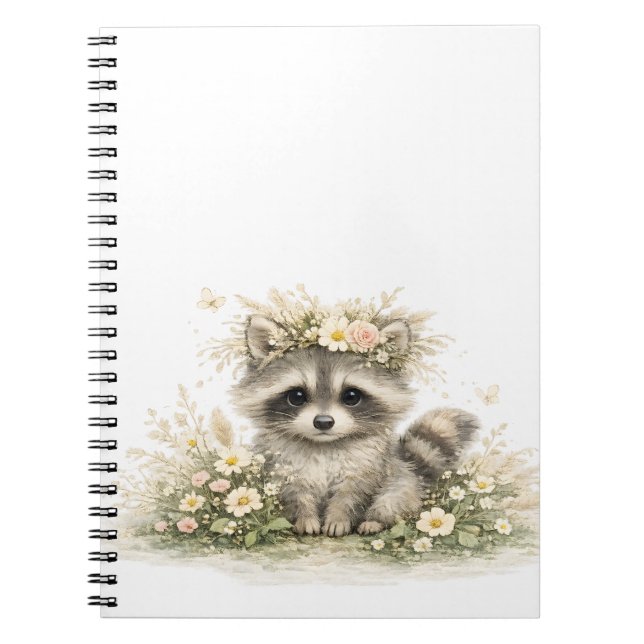 Carnet Raton laveur ami de la forêt (Devant)