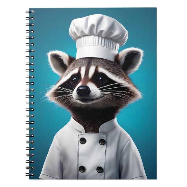 Carnet Raton laveur chef (Devant)