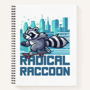 Carnet Raton laveur radical skateboardeur urbain