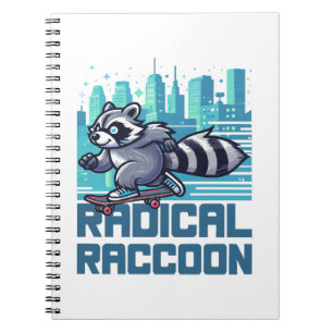 Carnet Raton laveur radical skateboardeur urbain