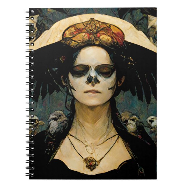 Carnet Raven Witch 4 Imaginaire Horreur Goth Gothique (Devant)