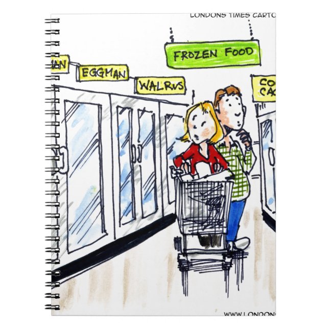 Carnet Rayon des Aliments Surgelés du Morse Funèbre (Devant)