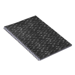 Carnet Rayure grise abstraite de style bohème fléché