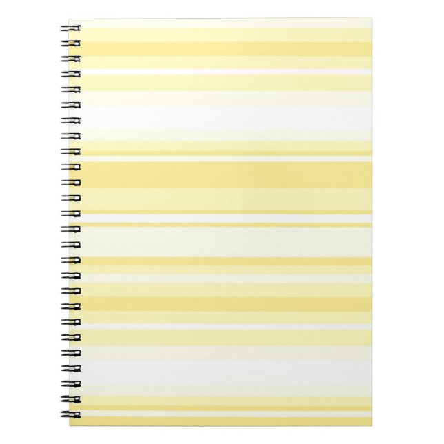 Carnet Rayures citron (Devant)