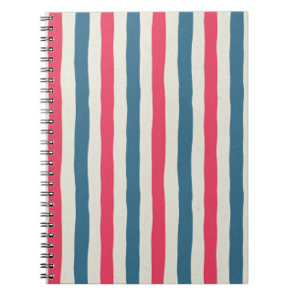 Carnet Rayures de floraison cosmique