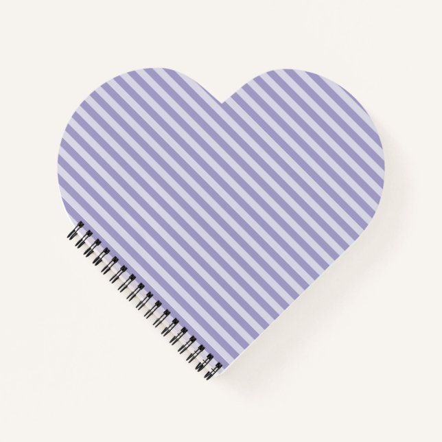Carnet Rayures violettes (Devant)