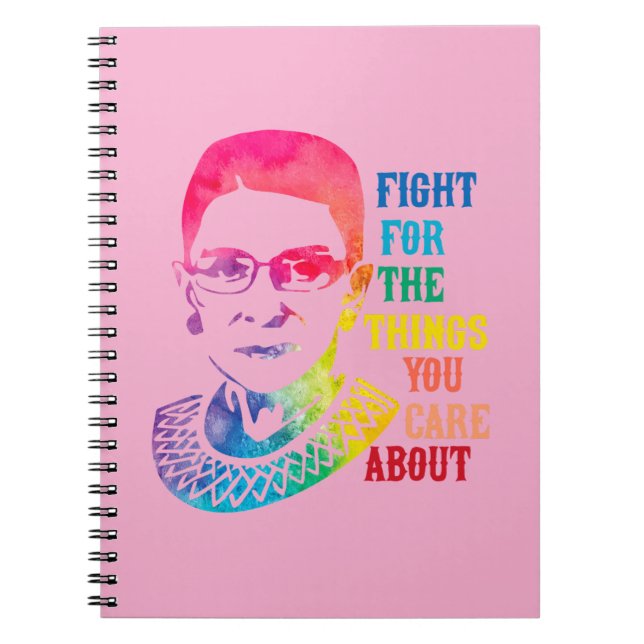 Carnet RBG Lutte Pour Les Choses Qui Vous Intéressent (Devant)
