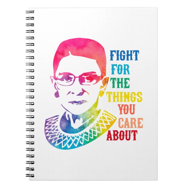 Carnet RBG Lutte Pour Les Choses Qui Vous Intéressent (Devant)