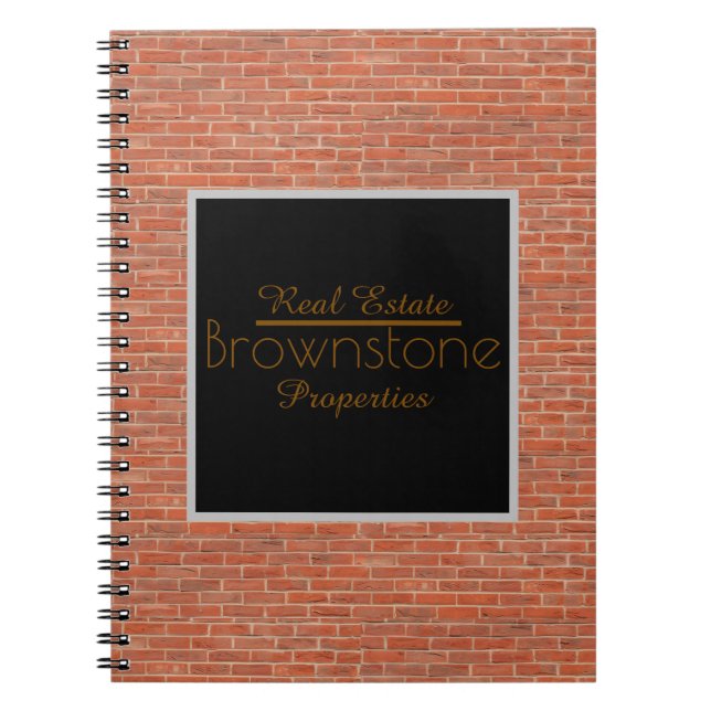 Carnet Real Estate Notebook | Brownstone (Devant)