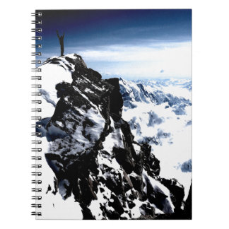 Carnet Réalisation de l'alpiniste hiver de neige