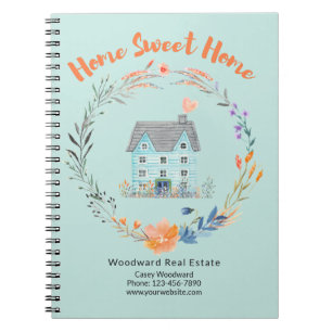 Carnet Realtor Home Sweet Home Merci budget tendance