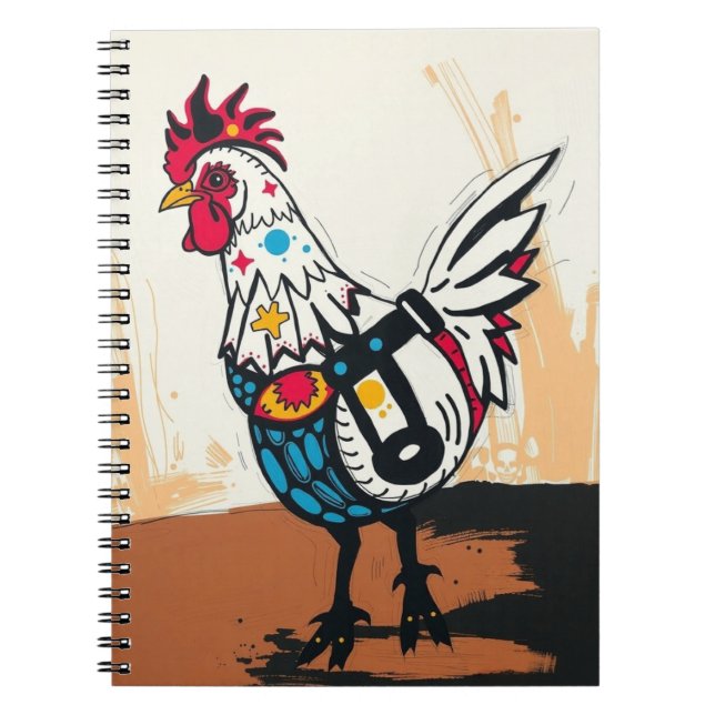 Carnet Rebel Chicken (Devant)