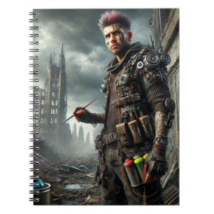 Carnet Rebel of the Wasteland - Graffiti post-apocalyptiq