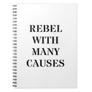 Carnet Rebel With Many Causes