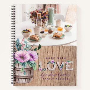 Carnet RECEPES - Heirloom Cadeau grand-mère maman maman
