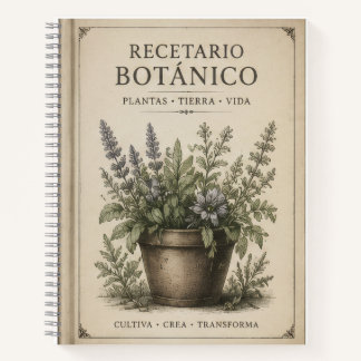 Carnet recetario botanico
