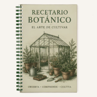 Carnet recetario botanico