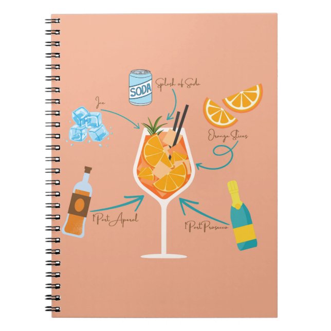 Carnet Recette Aperol (Devant)