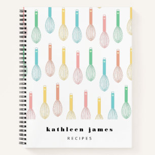 Carnet Recette Balloon Whisks Pastel
