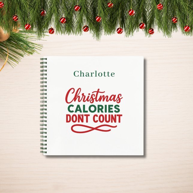 Carnet Recette Citation de Noël drôle régime (Créateur téléchargé)