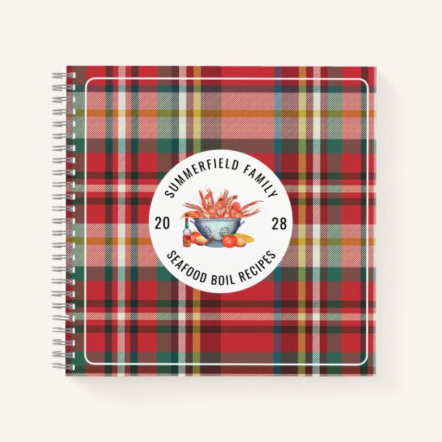 Carnet Recette de Boil de écrevisses familiale pour un pi (Devant)