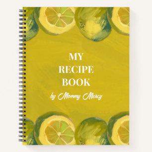 Carnet Recette de bordure de fruits au citron peintre jau