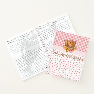 Carnet Recette de boulon de pain personnalisable