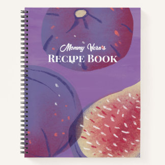 Carnet Recette de Figue Fruit Élégante et Violette dans l