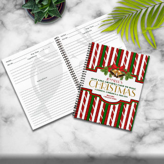 Carnet Recette de Noël personnalisée