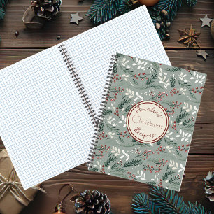 Carnet Recette du Motif de Noël festif