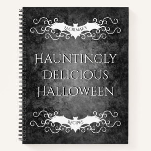 Carnet Recette gothique d'Halloween