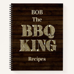 Carnet Recette King BBQ personnalisée