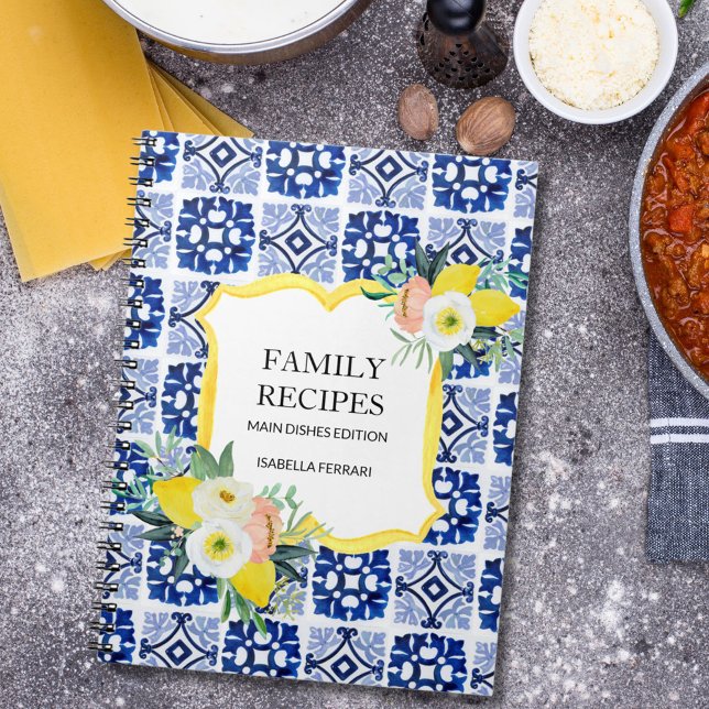 Carnet Recette Méditerranéenne Italienne au Citron (In situ)