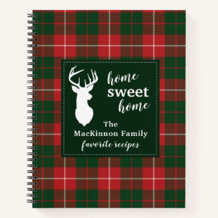 Carnet Recette personnalisée de la famille tartan MacKinn