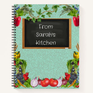 Carnet Recette personnalisée inspirée de légumes