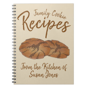 Carnet Recettes de biscuits de famille Gingersnap personn
