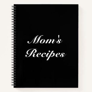 Carnet Recettes de maman, cadeau de fête des mères