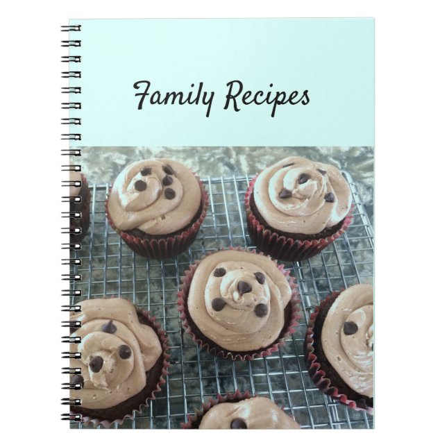 Carnet Recettes familiales Cupcakes au chocolat (Devant)