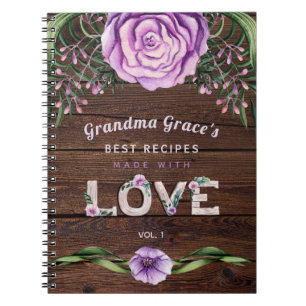 Carnet RECETTES - Famille Heure Mère Grand-mère Femme