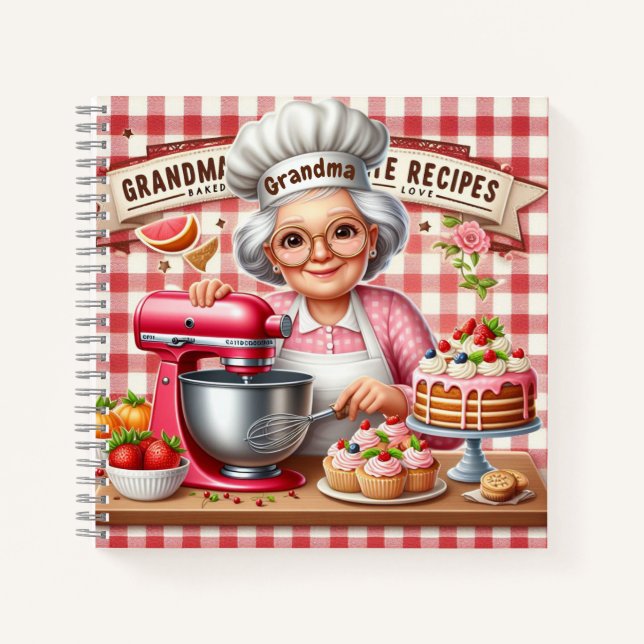 Carnet Recettes favorites de grand-mère (Devant)