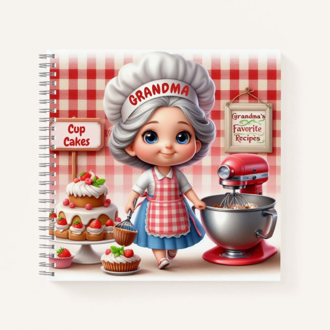 Carnet Recettes favorites de grand-mère (Devant)