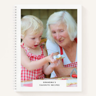 Carnet Recettes favorites de grand-mère Recettes photo Re