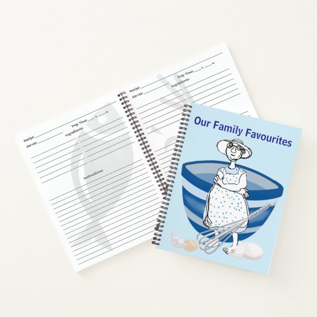Carnet Recettes favorites de la famille (Intérieur)