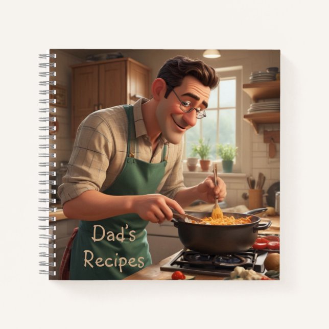 Carnet Recettes papa (Devant)