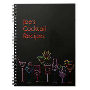 Carnet Recettes personnalisables de cocktail