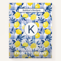 RECETTES PERSONNALISÉES LEMONS MESSAGE MONOGRAMME 
