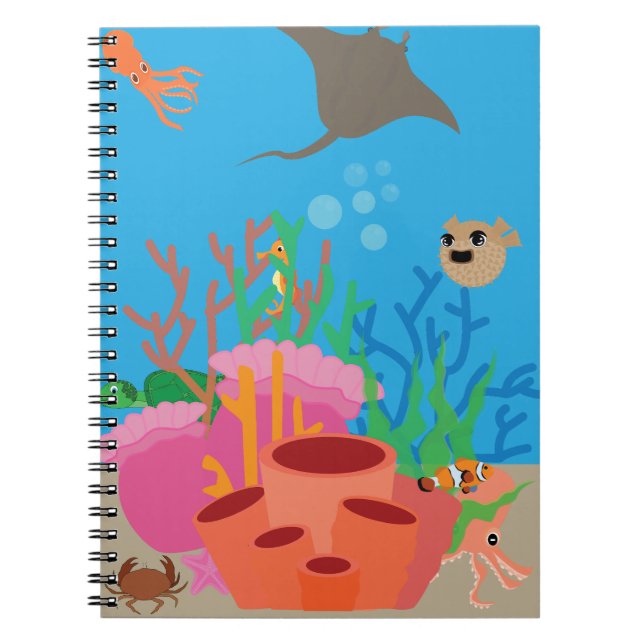 Carnet Récifs coralliens (Devant)