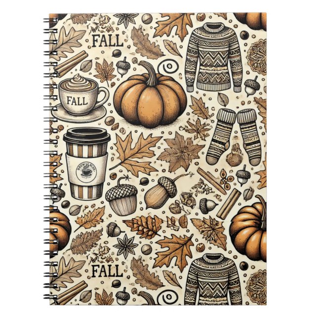 Carnet Récolte d'automne (Devant)