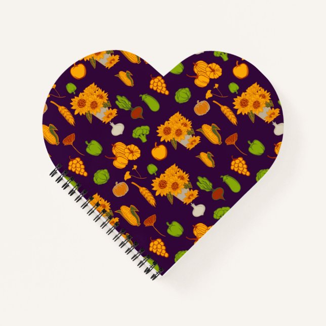 Carnet Récolte D'Automne Légumineuses Et Légumineuses De  (Devant)