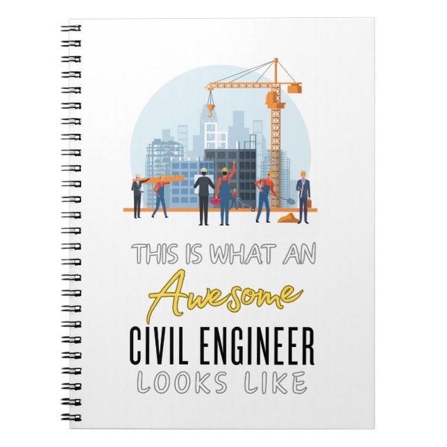 Carnet Reconnaissance d'un ingénieur civil exceptionnel (Devant)
